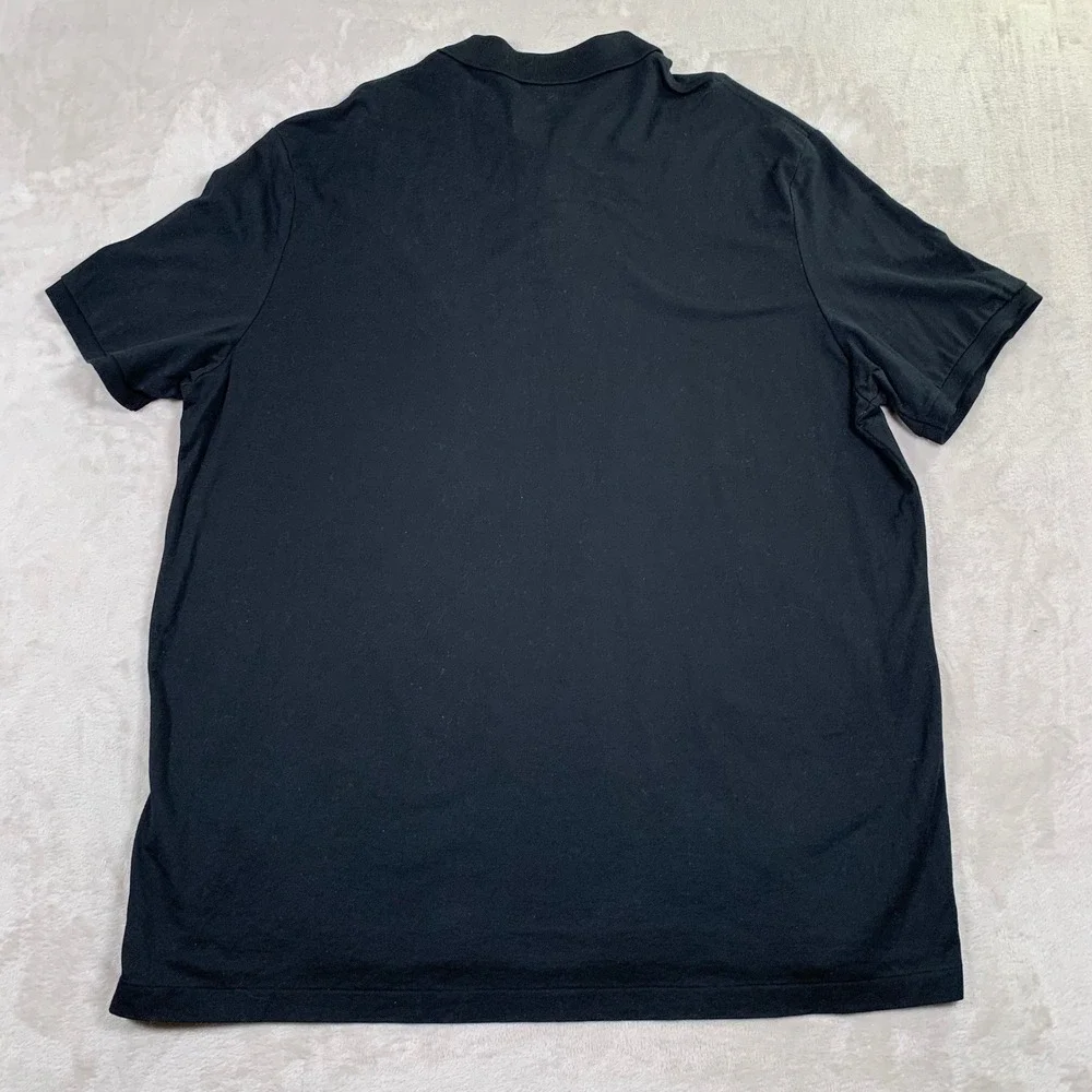 Polo Ralph Lauren Polo Shirt Mens XL Black Stretch Mesh Short Sleeve Pony Logo
